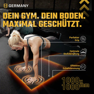 Indoor Sportboden 100 x 100 cm | 10 - 20 mm