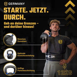 Powdercoat Kettlebell 2-32KG