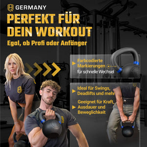 Powdercoat Kettlebell 2-32KG