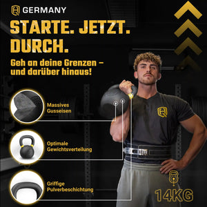 Powdercoat Kettlebell 2-32KG