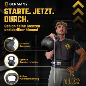 Powdercoat Kettlebell 2-32KG