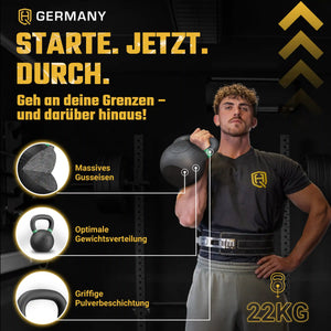 Powdercoat Kettlebell 2-32KG