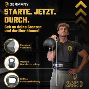 Powdercoat Kettlebell 2-32KG