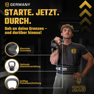 Powdercoat Kettlebell 2-32KG