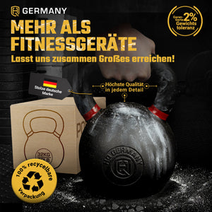 Powdercoat Kettlebell 2-32KG