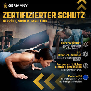 Antishock Sportboden 100 x 100 cm | 25 - 40 mm