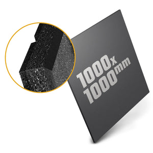 Antishock Sportboden 100 x 100 cm | 25 - 40 mm