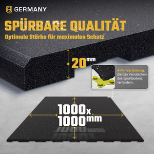 Connector Sportboden 100 x 100 cm | 20 - 40 mm