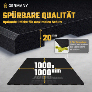 Connector Sportboden 100 x 100 cm | 20 - 40 mm