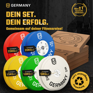 Competition Bumper Plates 5-25KG | Paar/Set