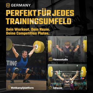 Competition Bumper Plates 5-25KG | Paar/Set