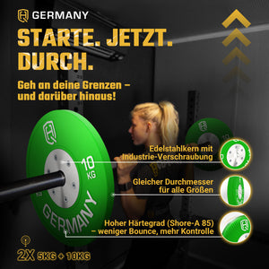 Competition Bumper Plate Set - Starter / Advanced / Pro / Elite