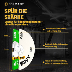 Competition Bumper Plates 5-25KG | Paar/Set