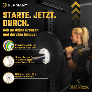 Fractional Change Plates 0.5KG - 2.5KG | Paar