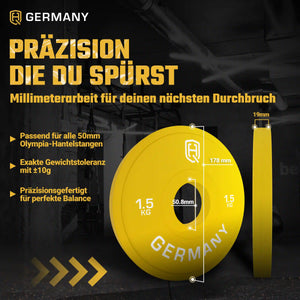 Fractional Change Plates 0.5KG - 2.5KG | Paar