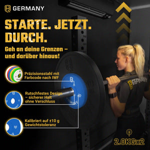 Fractional Change Plates 0.5KG - 2.5KG | Paar