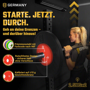 Fractional Change Plates 0.5KG - 2.5KG | Paar