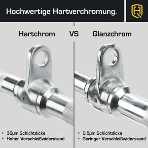*B-Ware* Latzugstange 120cm | Hartverchromt