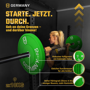 Olympic Bumper Plates 5-25KG | Paar/Set