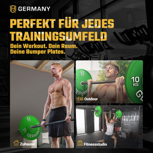 Olympic Bumper Plates 5-25KG | Paar/Set