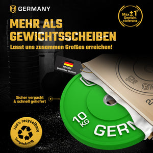 Olympic Bumper Plates 5-25KG | Paar/Set