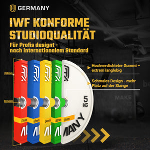 Olympic Bumper Plates 5-25KG | Paar/Set