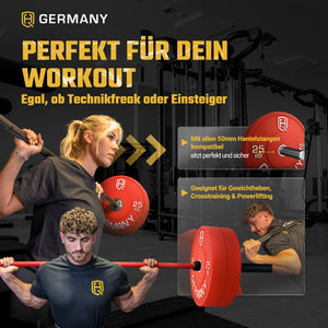 Olympic Bumper Plates 5-25KG | Paar/Set