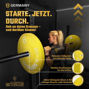 Olympic Bumper Plates 5-25KG | Paar/Set