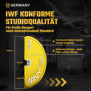 Olympic Bumper Plates 5-25KG | Paar/Set