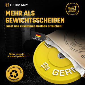 Olympic Bumper Plates 5-25KG | Paar/Set