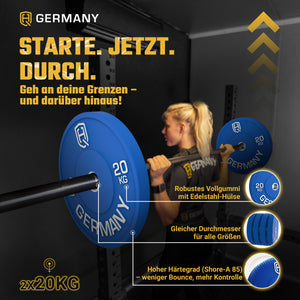 Olympic Bumper Plates 5-25KG | Paar/Set