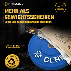 Olympic Bumper Plates 5-25KG | Paar/Set