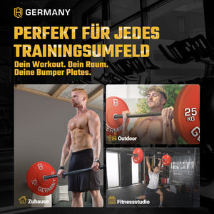 Olympic Bumper Plates 5-25KG | Paar/Set