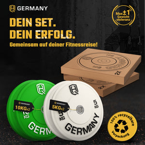 Olympic Bumper Plates 5-25KG | Paar/Set