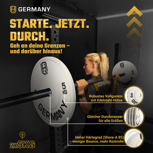 Olympic Bumper Plates 5-25KG | Paar/Set