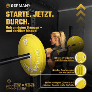 Olympic Bumper Plates 5-25KG | Paar/Set