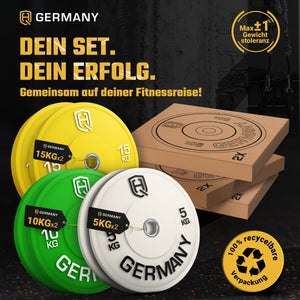 Olympic Bumper Plate Set - Starter / Advanced / Pro / Elite