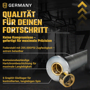 Performance Powerlifting Langhantelstange | 220cm | 1.000kg