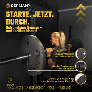 Training Bumper Plates 5-25KG | Paar/Set