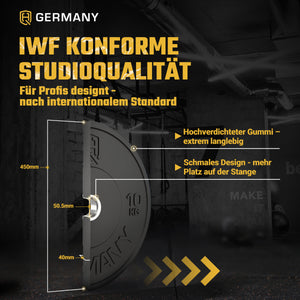 Training Bumper Plates 5-25KG | Paar/Set