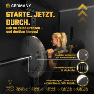 Training Bumper Plates 5-25KG | Paar/Set