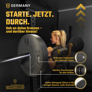 Training Bumper Plates 5-25KG | Paar/Set