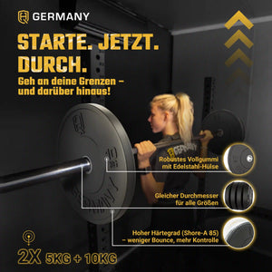 Training Bumper Plates 5-25KG | Paar/Set