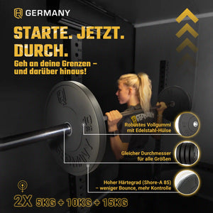 Training Bumper Plates 5-25KG | Paar/Set