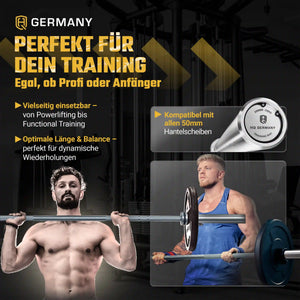 Training Allrounder Langhantelstange | Hartchrom-Beschichtung | Men/Women
