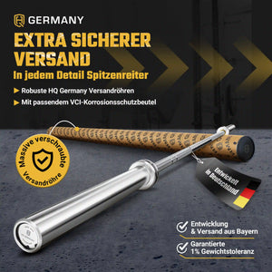 Training Allrounder Langhantelstange | Hartchrom-Beschichtung | Men/Women