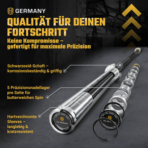 Performance Weightlifting Langhantelstange | 220cm | 1.000kg