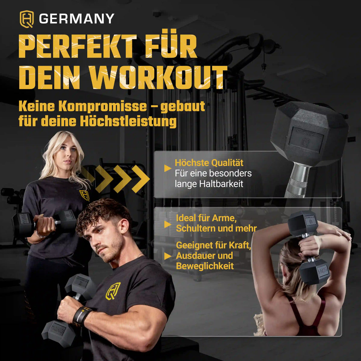 Hexagon Hantel Paar | 2.5 - 37.5kg