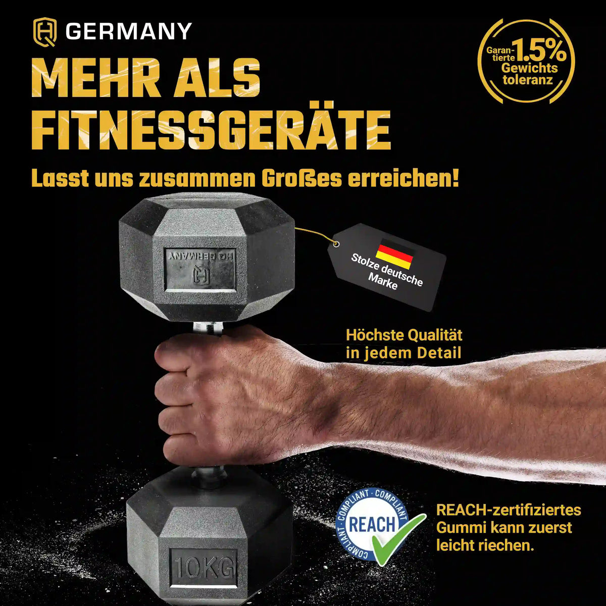 Hexagon Hantel Paar | 2.5 - 37.5kg