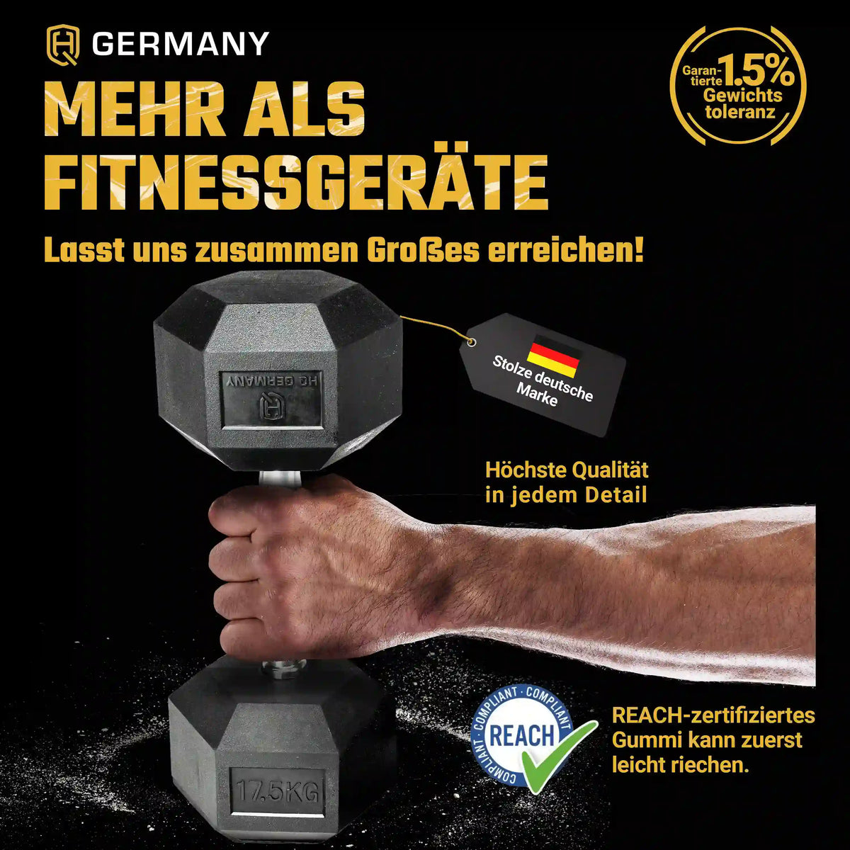 Hexagon Hantel Paar | 2.5 - 37.5kg